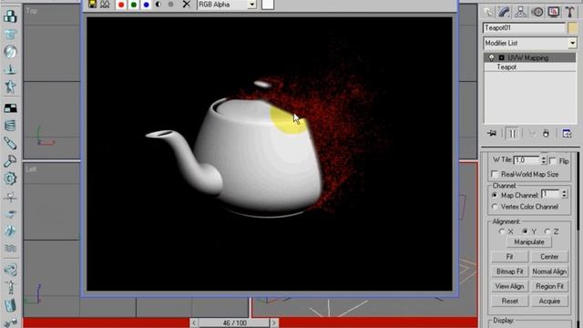 Teapot Particle Dispersion - 3D Max Tutorial (Part 2)