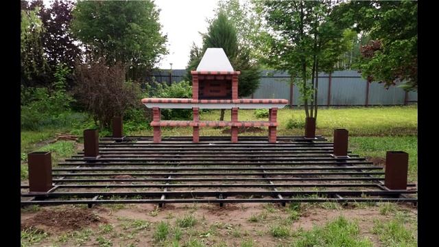Выполнили монтаж зоны отдыха "Барбекю"