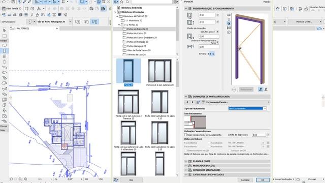 CURSO  ARCHICAD SOBRE PORTAS( ARCHICAD CLASS ON DOORS)