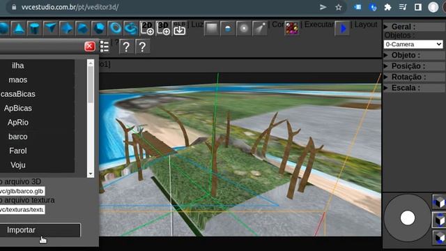 V-Editor - Import Blender GLB.