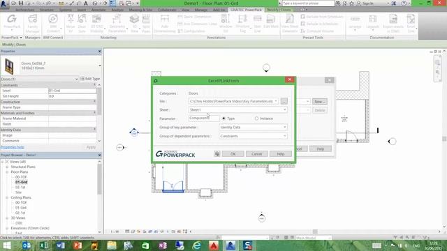 Graitec Advance PowerPack for Autodesk Revit - Key Parameters