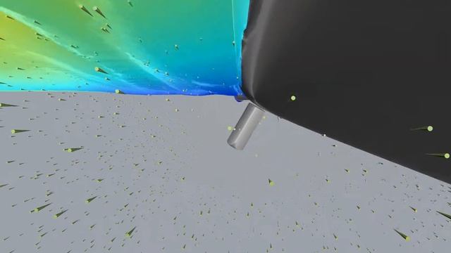 CFD flow visualization for a 70 m Motor Yacht