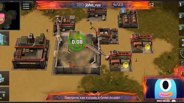 Смотрите мой стрим по "Art of War 3" в "Omlet Arcade"!
