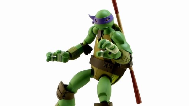 Revoltech Teenage Mutant Ninja Turtles Donatello Figure Video Review