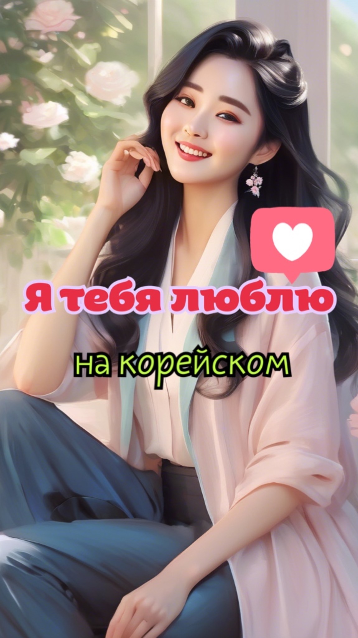 Пишем на корейском «Я тебя люблю»