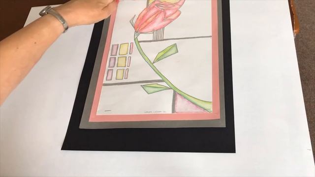 Charles Rennie Mackintosh Stained Glass Art Lesson for Children and beginners.