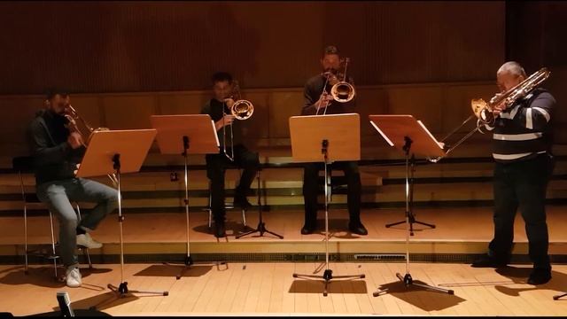 TAKE 5 FIVE - Dave Brubeck - arrangement for 4 trombones by The Radio Trombones