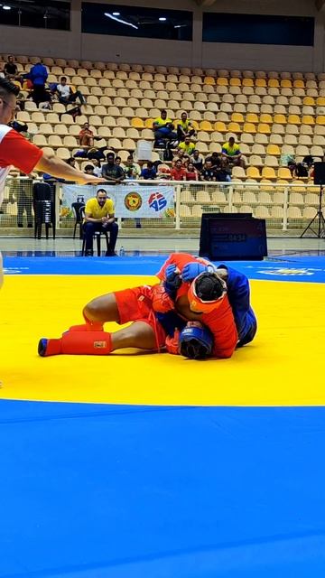 URIBE Enmanuel (DOM) was fast and dangerous in the Combat #SAMBO fight against RAMIREZ Orlando (COL)