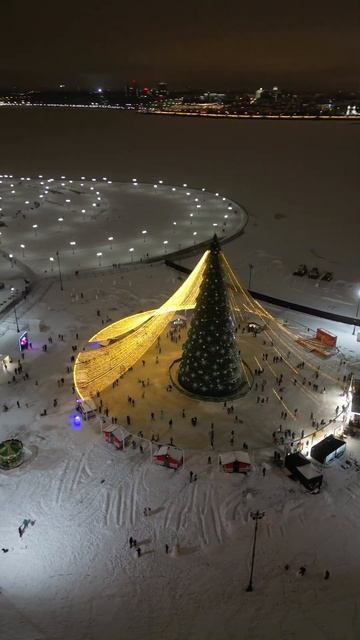 Казань. Главная новогодняя Ёлка 2023 // Russia. Kazan. Main New Year (Xmas) tree