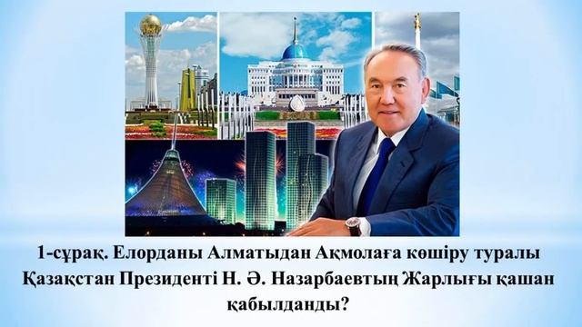 Нұр Сұлтан ару қалам асқақ ордам