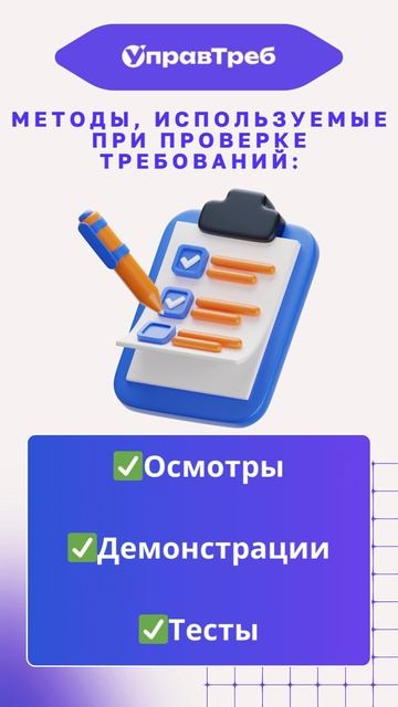 Какие методы используются при проверке требований?