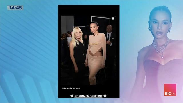 Donatella Versace publica foto com Bruna Marquezine