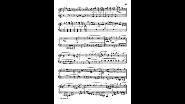 Paul Hindemith: Ludus tonalis - 17. Interludium  - Sergejus Okruško (piano)