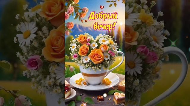 Добрый вечер 💙Пусть этот вечер будет приятным и неповторимым💜