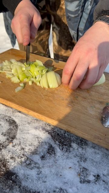 Походная каша на костре