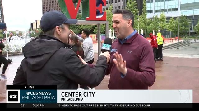 CBS Philadelphia's Mental Reset Series: Salsa dancing at Love Park