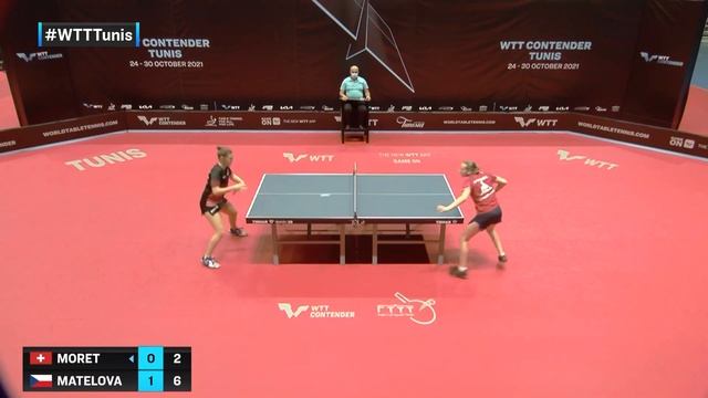 Moret Rachel vs Matelova Hana | WTT Contender Tunis | WS | R32