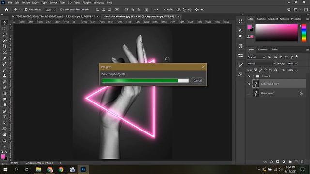 Tạo hiệu ứng ánh sáng Neon / Create Neon Light Effect in Photoshop | Photoshop CC 2021