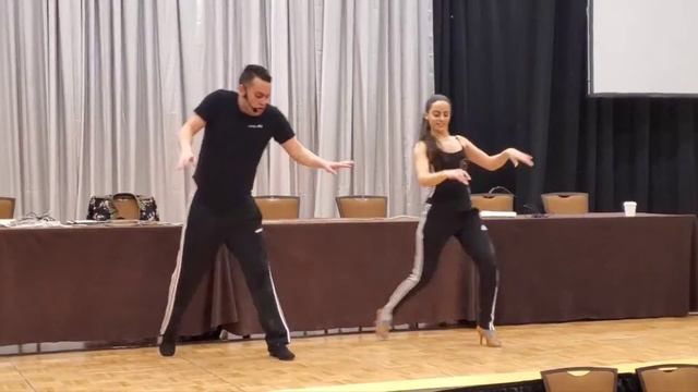 Adriano And Samantha. Workshop At Calgary Salsa Congress 2022