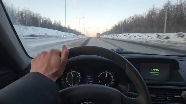 Разгон лада Приора 2 на моем мерном участке с 78 км/ч