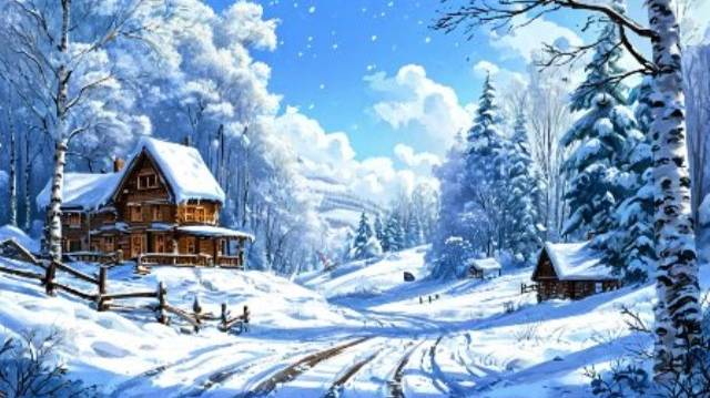 Снег искрится у дороги...1 ПЕСНЯ В ДУШУ АУДИО