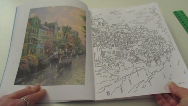 Thomas Kinkade Coloring Book Review