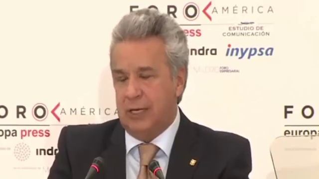 PRESIDENTE LENIN MORENO FORO AMERICA