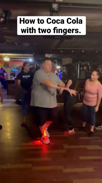Advanced Salsa Turn- Coca Cola with Two Fingers.