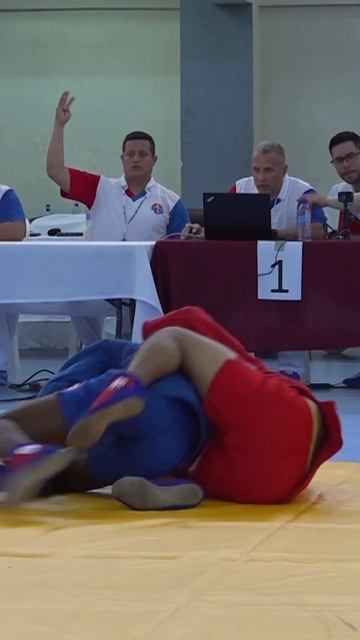 STREETER CORNEJO Bryan (CHI) vs JEAN Marckenson (HAI) at the Pan-American #SAMBO Championships