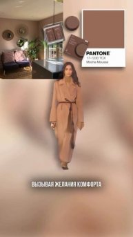 Модный цвет PANTONE 17-1230 Mocha Mousse. Еще больше интересного на нашем канале N2B. Подписывайся!