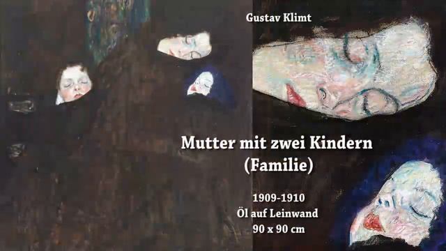 Gustav Klimt Adam und Eva  Klimt Amalie Zuckerkandl  Johanna Staude  Mutter mit zwei Kindern  Braut