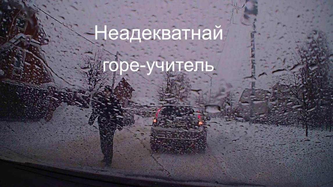 Неадекватный горе-учитель решил поучить учебную машину Николай Богомолов