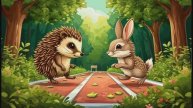 Сказка Спор зайца и ежика ! Сказки на ночь для детей .