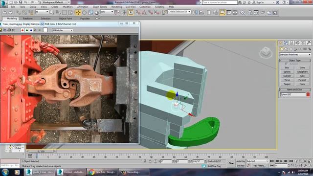 Tutorial on Modeling and Texturing a Goods Carrier Bogie in 3dsmax.( Part 7)