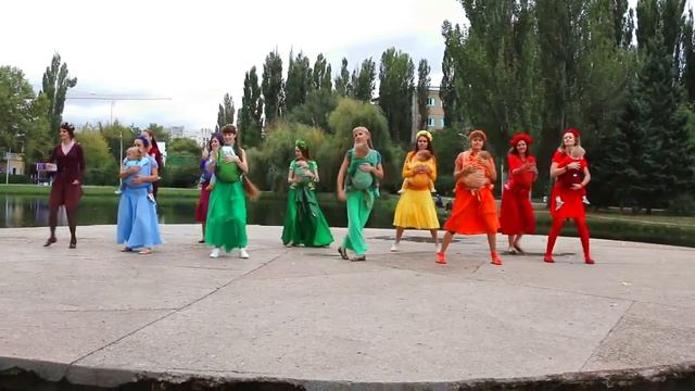 Флешмоб СлингоМамы Симферополь Радуга (ярче) 23.09.17