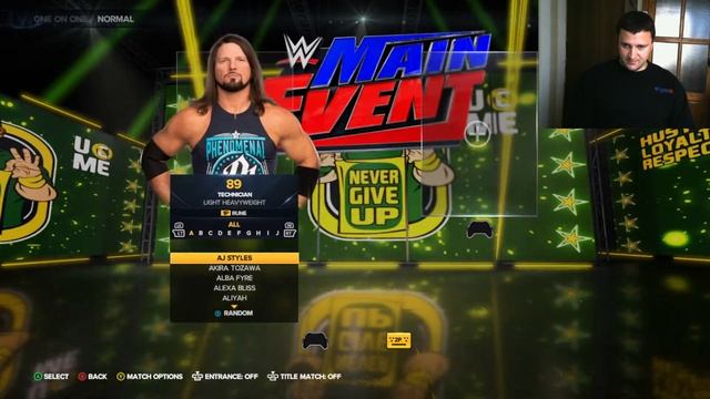 WWE 2K23 Мейн Ивент.Стрим