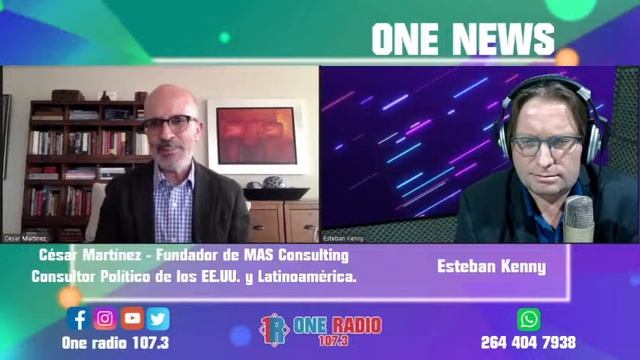 César Martínez - Fundador de MAS Consulting  Consultor Político de los EE.UU. y Latinoamérica