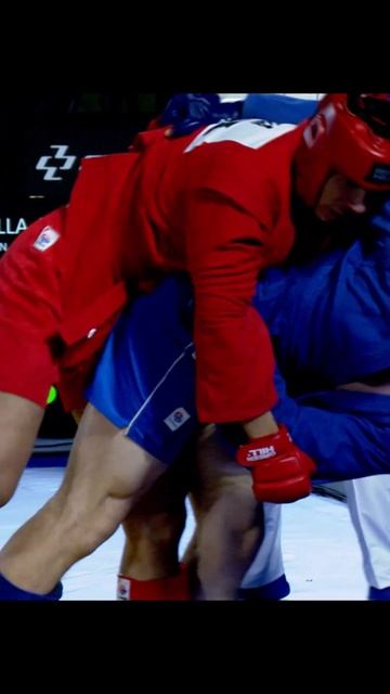 Askar ABDULLA (KAZ) vs Raman DAMIYEU (AIN-2) at the World Combat Games in Riyadh #sambo #shorts