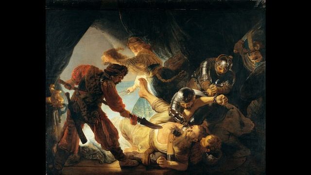 Rembrandt - Sansón cegado por los filisteos