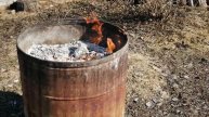 Релакс. Огонь, звуки деревни.