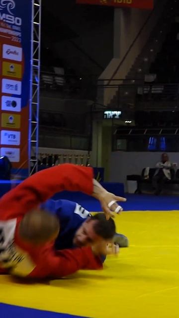 ANGELOV Angel (BUL) vs SAYAPIN Uladzislau (FIAS 2) at the European #SAMBO Championships in #Israel