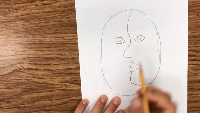 How to make a Picasso FACE - Easy diy Pablo Picasso Project for kids - draw faces - Mr. Schuette