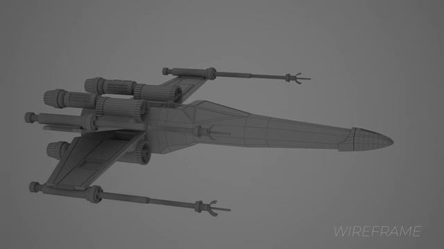 Star Wars - X-Wing + BREAKDOWN | 3ds Max, Substance Painter, VRay, After Effects