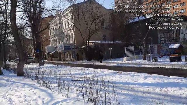 25.02.2025 - не убирают единственную велодорожку