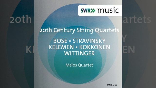 String Quartet No. 2: IV. Epilogo: Molto adagio