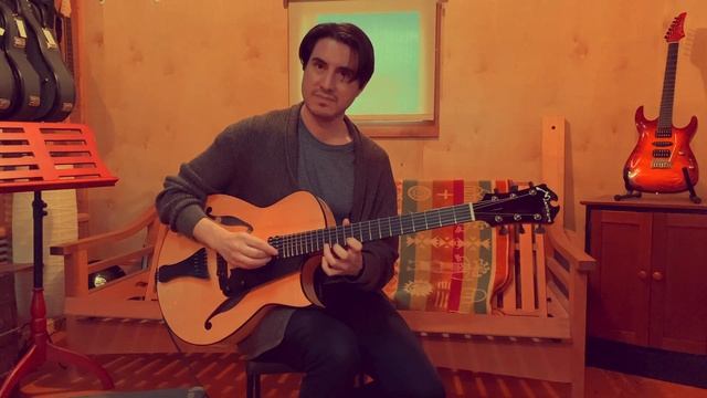 Mike Moreno talks about Marchione Guitars / 16" Modern Archtop Model #1