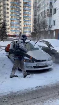 Самый лучший дворник!🚗❄️❄️❄️