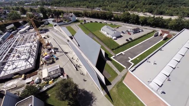 Arquitectura del campus Vitra en Basilea