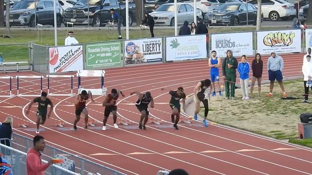 Liberty Track March 8,2019 IHS 100m Boys Armani