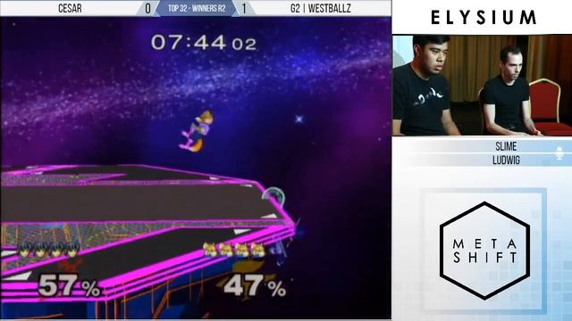 Elysium #2 - Cesar (Marth) VS G2 | Westballz (Falco) - Top 32 - Winners Round 2